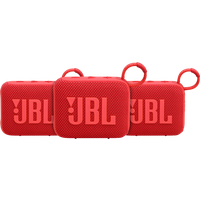 JBL Go 4 - 3 Pack - Red