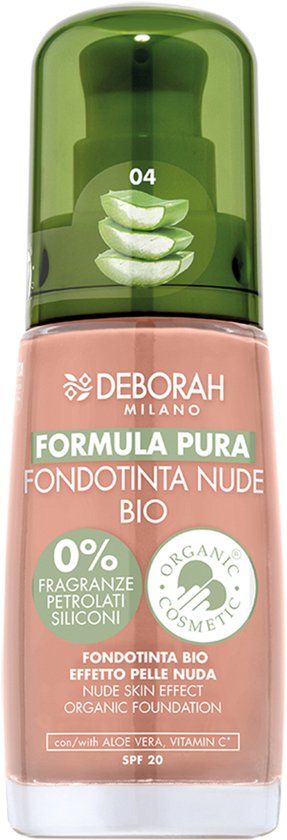 Phyto Deborah Milano Formula Pura Nude Skin Effect Foundation – Kleur 04 Amber