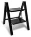 OEM Vouwbare keukentrap met 2 treden - Antislip - Aluminium - Schuifdeurtrap, zwart