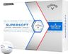 Callaway SuperSoft Splatter 360 Blue 2024 Golfballen - Wit Blauw