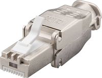 TRU COMPONENTS CAT 6 RJ45-connector, zonder gereedschap 1610347 Stekker, recht Aantal polen (sensoren) 8P8C 1 stuk(s)