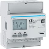Hager Energiemeter 3-fase ECP300C f.omvormer 1A o.5A, S0 elektriciteitsmeter 3250612231393