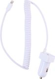 All Ride Autolader - Wit - 1.2 meter - 2.1A - USB - Geschikt voor Apple iPhone/tablet