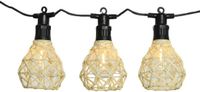 Lumineo LED-lichtkrans 898355 Zwart