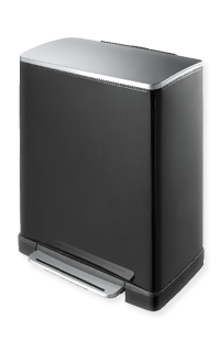 Vepa Bins E-Cube Step Bin - 40L - Zwart