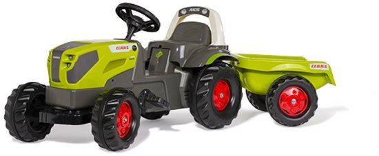Rolly Toys RollyKid Claas Axos TrapTractor Met Aanhanger