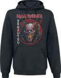 Iron Maiden Senjutsu Eddie Face Circle Heren Trui met capuchon - zwart - M