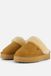 Warmbat Flurry Suede Plateau Dames Sloffen - Cognac