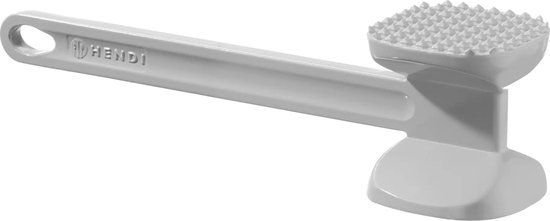 Hendi Dubbelzijdige Vleeshamer - Aluminium - Grijs - 255x65x70 mm