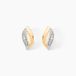 Smeralda Boucles d'oreilles Puces Or Jaune Diamant
