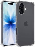 BTH Hoesje - Geschikt voor Apple iPhone 17 - Siliconen Shock Case - Transparant