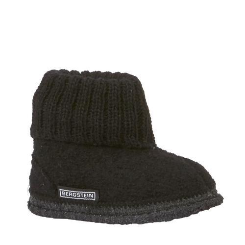 Bergstein Cozy pantoffel kids Zwart zwart