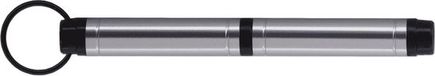 Space Pen Backpacker Space Pen, Zilver Geanodiseerd Aluminium met Sleutelhanger (#BP)