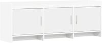 vidaXL TV Kast 130 x 33 x 47 cm Wit Bewerkt hout