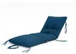 Coussin bain de soleil 185 x 55 cm Bleu pétrole
