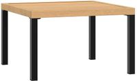 vidaXL Tuintafel 65x65x40 cm aluminium zwart