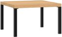 vidaXL Tuintafel 65x65x40 cm aluminium zwart