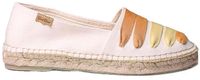 Toni Pons ROSE-CM | Espadrille plate pour femmes avec rubans - OCKER, taille 39