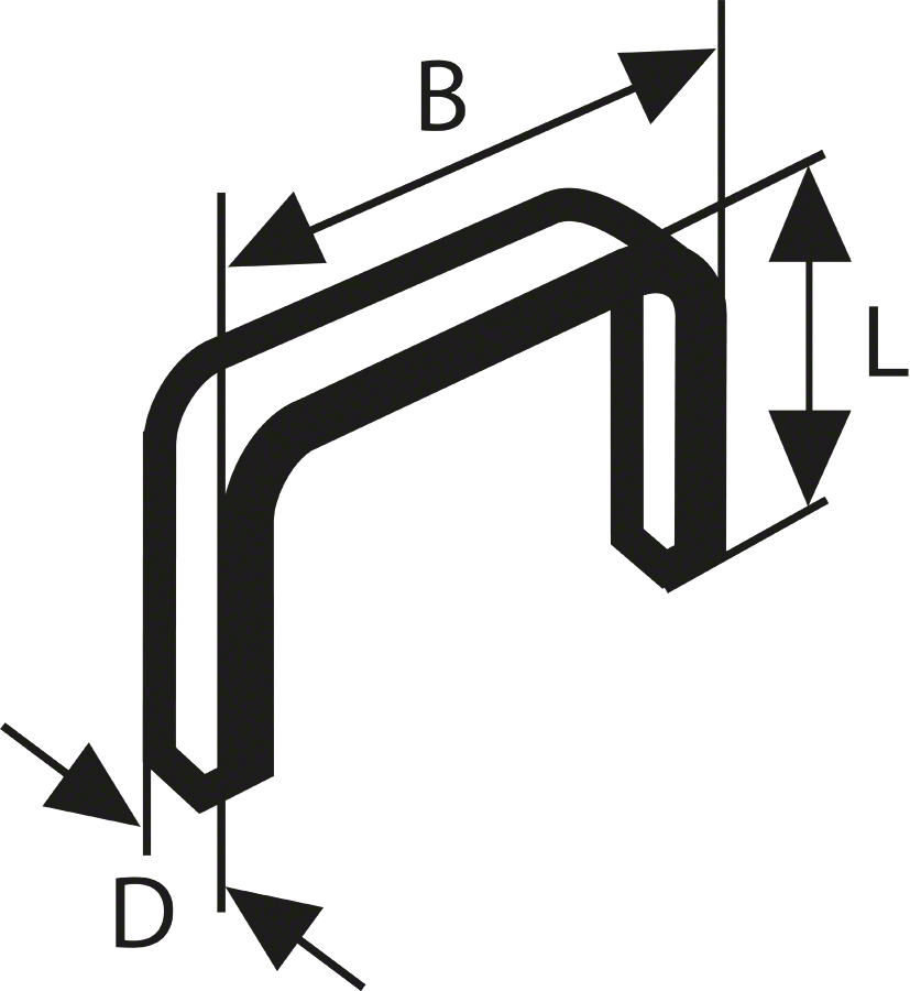 Bosch Nieten met fijne draad, type 53 - 2 609 200 211