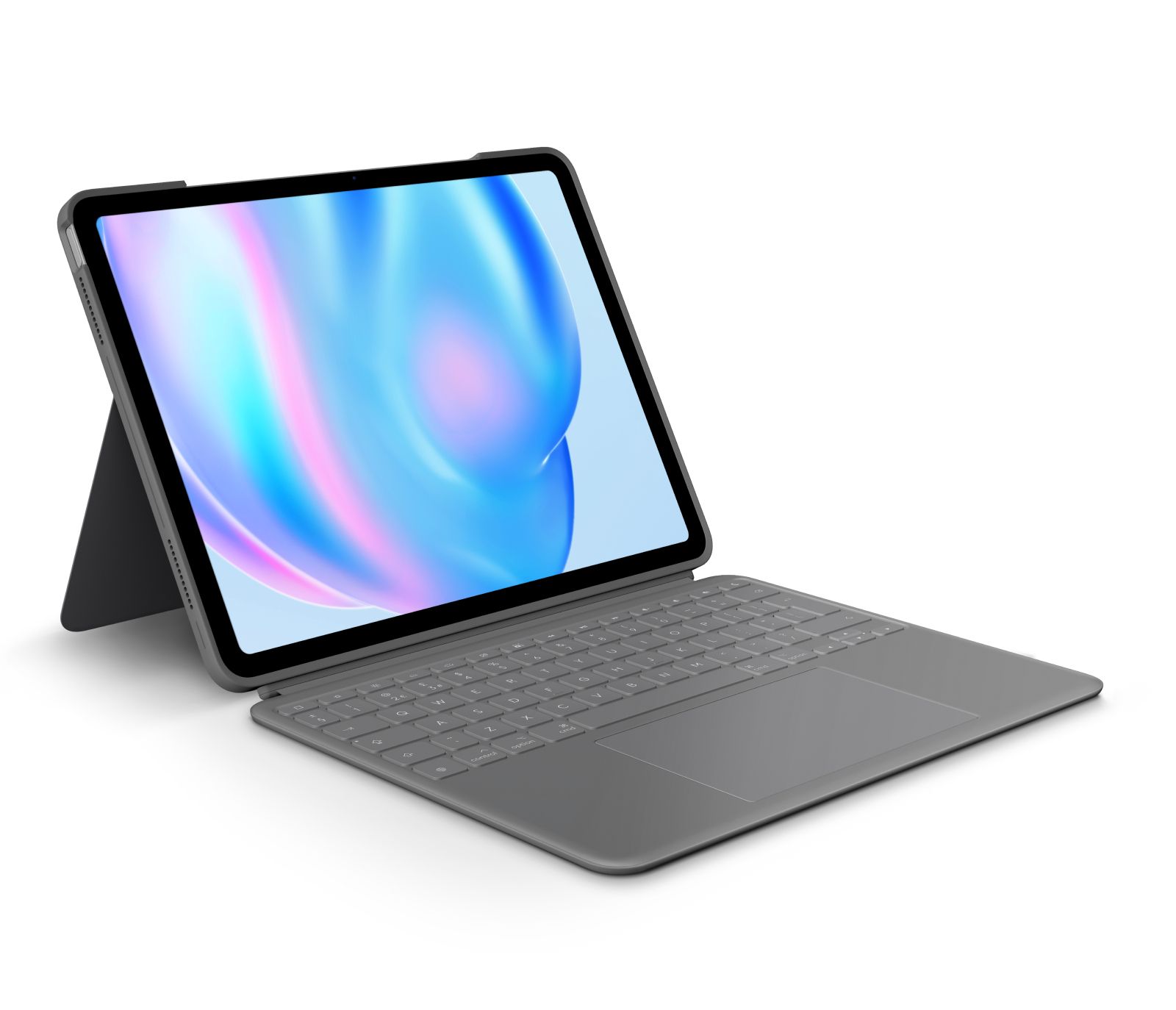 Logitech Combo Touch - iPad Air 13-inch (M2) - QWERTY UK - Grijs