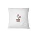 Bona Basics, Decoratieve kussenhoes, Huisdecoratie, voor bank, cafetaria, Afmeting: 60x60 cm, Kleur: Wit