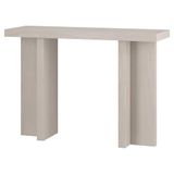 Henn&Hart Console Table, Beech White, 42" Wide