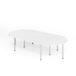 Hammerbacher Ensemble de table de réunion série K - 320x160 cm