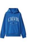 Calvin Klein Kids Unisex Hoodie Blauw Katoen Maat 4 Herfst/Winter 2026