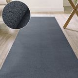 ANRO Badmat Antraciet 60x120cm Dun 3mm Antislip Douchemat Microvezel Wasbaar