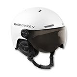 Black Crevice Casque de ski Gstaad, carbone blanc, 58-61 cm
