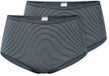 Schiesser Modal Essentials Midislip Set van 2 Dames Onderbroek Nachtblauw-Wit Gestreept