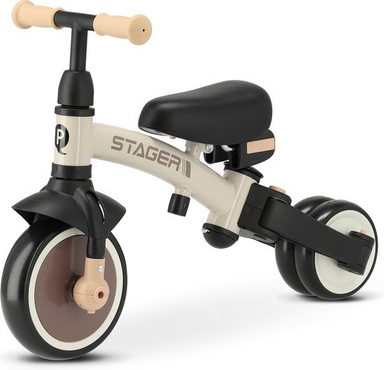 Qplay Stager 3-in-1 Tricycle - Foldable - Brown