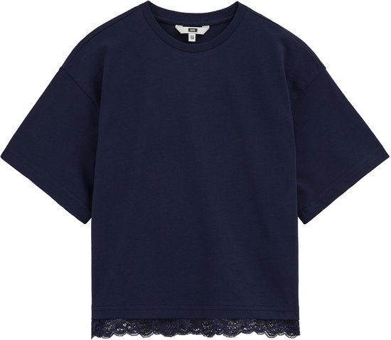 WE Fashion Meisjes T-shirt met kant