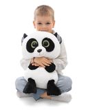 NICI 62211 Knuffeldier Glubschis panda Peppino, 45 cm, wit