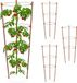 Relaxdays Plantensteun - set van 4 - 45 cm