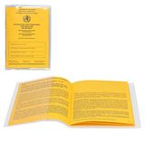 mumbi 2 x vaccinatiepaspoorthoes voor vaccinatiekaart, beschermhoes, transparant, (voor alle vaccinatiekaarten vanaf 2015), transparant, 2 stuks