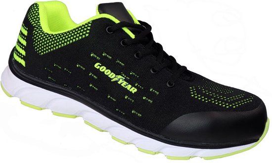 Goodyear Veiligheidsit-schoenen GYSHU1571 S1P Veiligheidsschoenen Zwart/Groen