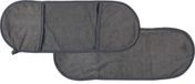 THE CONCEPT FACTORY Hondenhanddoek microvezel - antraciet grijs - 65 x 24 cm