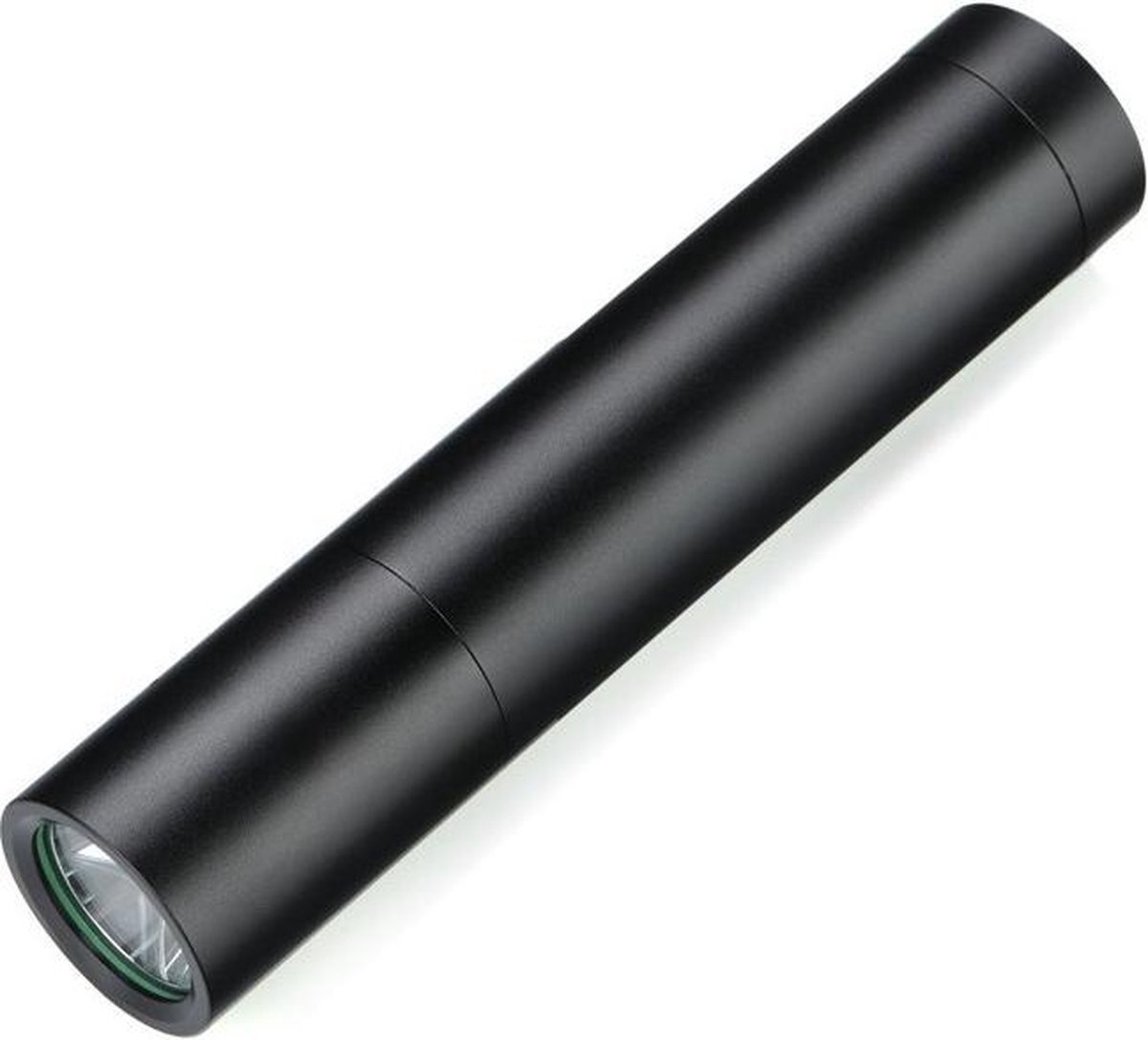 Behave LED Zaklamp - Oplaadbaar - 350 Lumen - 5W - 0-200m - IP45 Waterdicht - 14500 Lithium batterij - Inzoombaar - Aluminium - Incl. Oplader - Zwart
