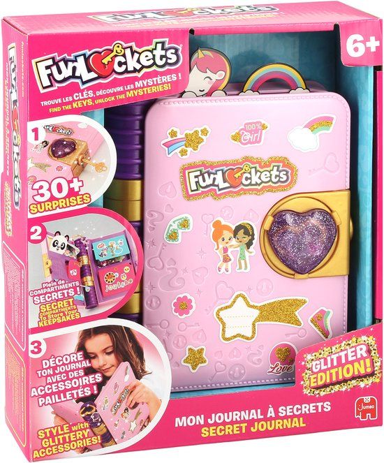 Funlockets Journal a Secrets - KD - My Journal a Secrets Glitter Edition