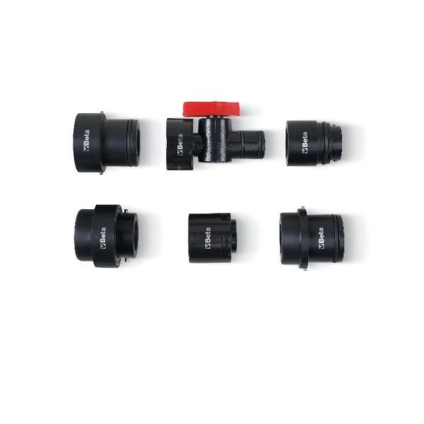 Beta 1758B/K5 Set met anti-terugslag kleppen snelkoppelingsadapters