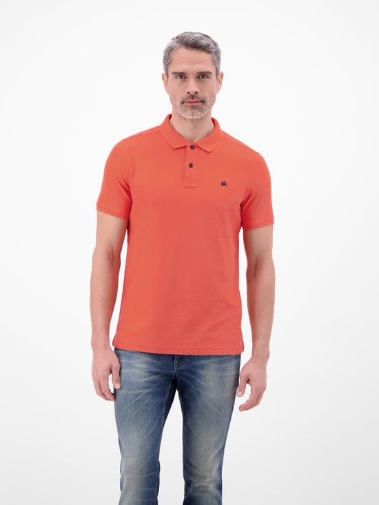 LERROS Herenpoloshirt COOL & DRY ademend piqué, Maat: XXXL, Kleur: VIVID RED, 60% katoen, 40% polyester