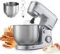 VEVOR Staande Mixer/Keukenmachine voor Bakken, 1500W Deegmixer met Roestvrijstalen Kommen (4,2 + 5,7 L) & Deeghaak & Klopper & Garde, 10 Snelheden Kantelbare Mixer