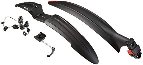 POLISPORT Cross Country Evo 2-delig Voor- en Achterspatbord Universeel Zwart