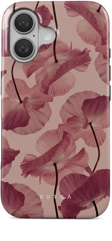 BURGA iPhone 16 Hoesje - Tender Kiss - Roze/Rood - MagSafe-compatibel - Schokbestendig