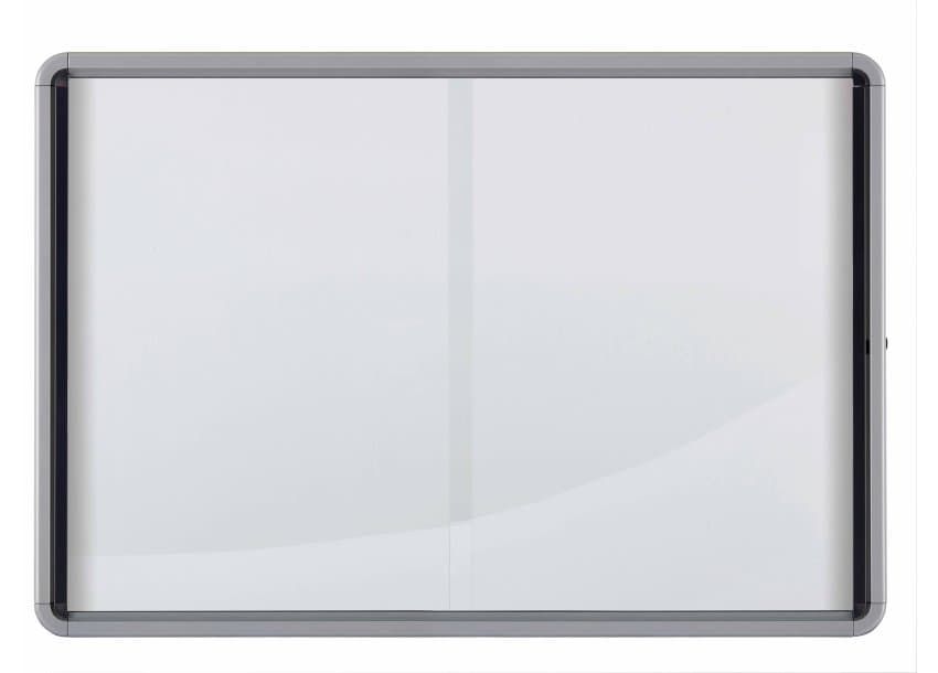 Nobo Binnenvitrine Schuifdeur Magnetisch 18xA4 - Wit