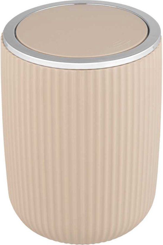 Wenko Agropoli Afvalemmer - 5.5L - Beige