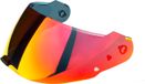 Klim GT1 +IR HD, bouclier miroir, couleur: Foncé Teinté/Rouge Réfléchissant