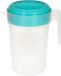 Plasticforte Waterkan - 2L - blauw/transparant - met deksel - kunststof - schenkkan