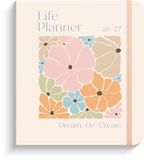 Life Burde Life Planner Pastel flowers 26/27: Schuljahresplaner 2026/2027